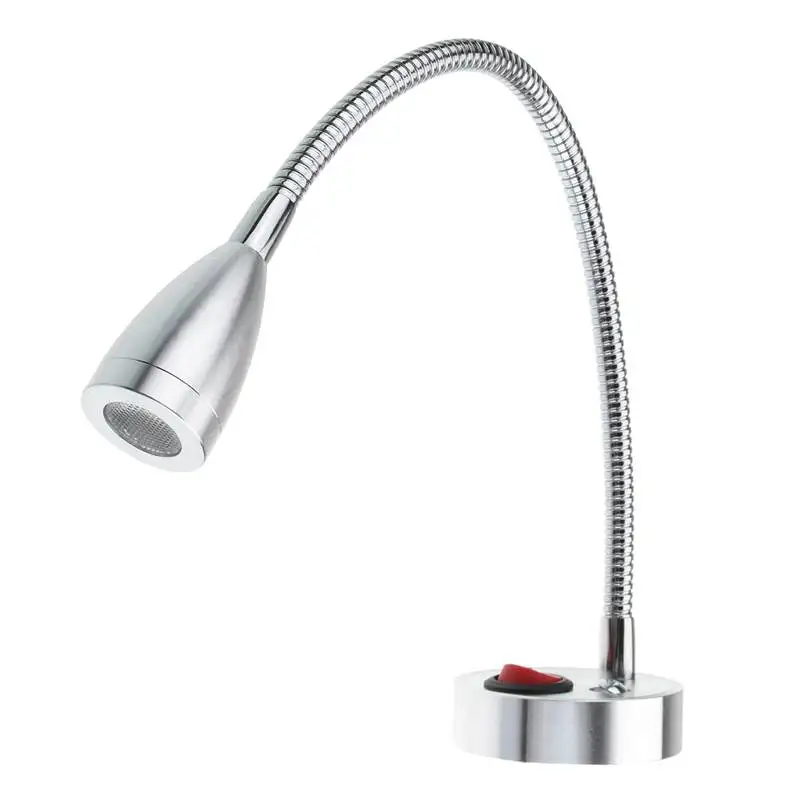 أدى خزانة خزانة السرير مخيم بقعة ضوء 3 واط الداخلية القراءة ضوء dc12v أبيض/أصفر فاتح