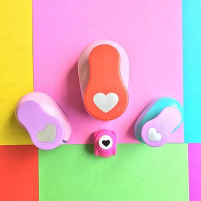 Goede 4 stks set Handgemaakte Ambachten en Scrapbooking Tool Papier Punch Voor Fotogalerij decoratie DIY Gift Card Stoten Embossing apparaat