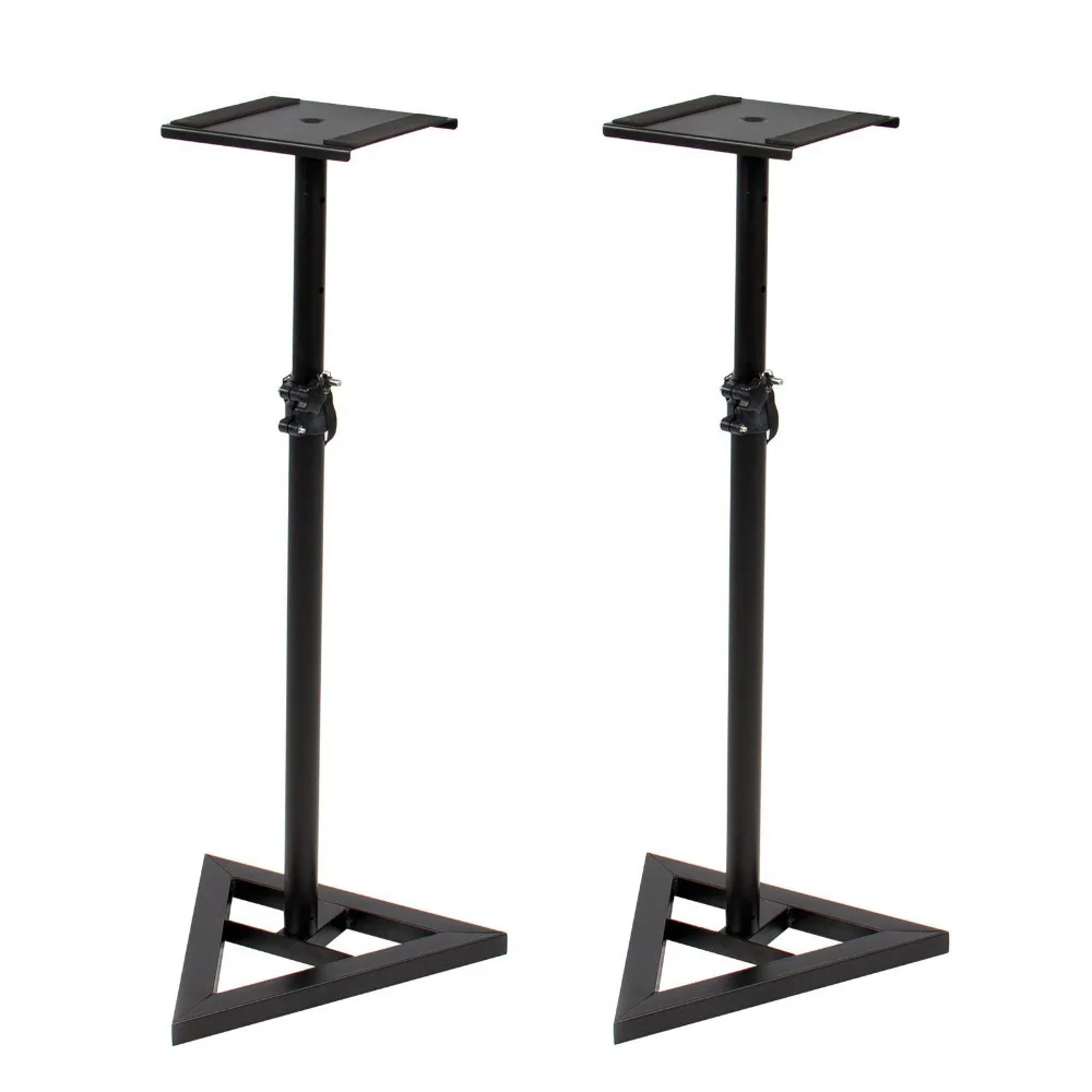 Studio Monitor Speaker Stand& Height Adjustable Pair Concert Band DJ