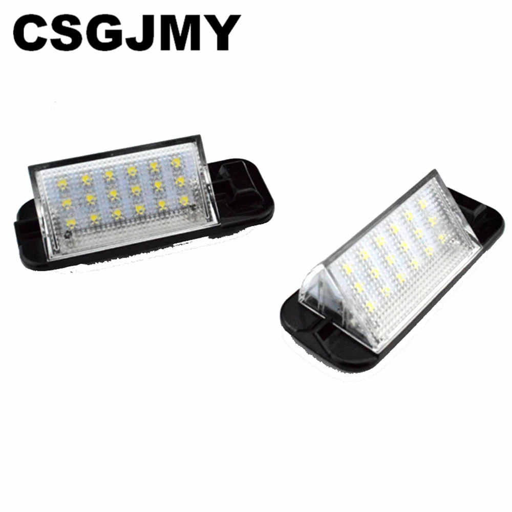 For Bmw E36 Led License Plate Light 18smd White 12v Number Plate Lamp