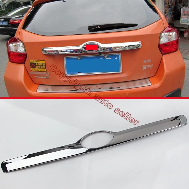 

ABS Chrome Trunk Lid Cover Trim For Subaru XV 2011-2015 Car Accessories Stickers