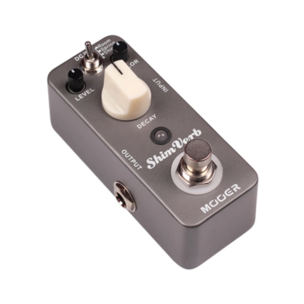 

Mooer ShimVerb Effect Pedal Micro Mini ShimVerb Reverb Effect Pedal MRV1