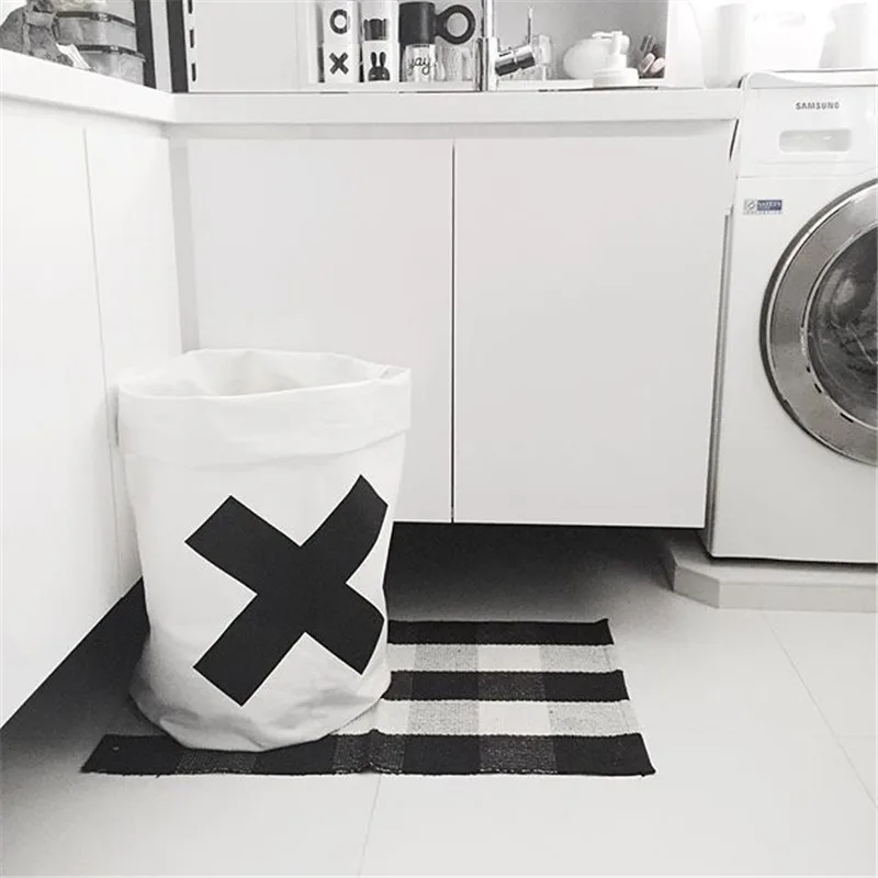 المحمولة الكرتون تخزين أكياس الملابس الداخلية شعاع الحقيبة الرباط على ظهره الطفل الملابس حقيبة الغسيل الأطفال غرفة المنظم الحقيبة