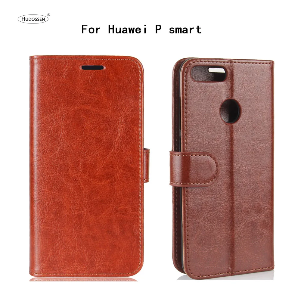 HUDOSSEN For Huawei P Smart FIG-LX1 FIG-LA1 FIG-LX2 FIG-LX3 Case Luxury Flip PU Leather Cases Book Style Stand Cover | Мобильные