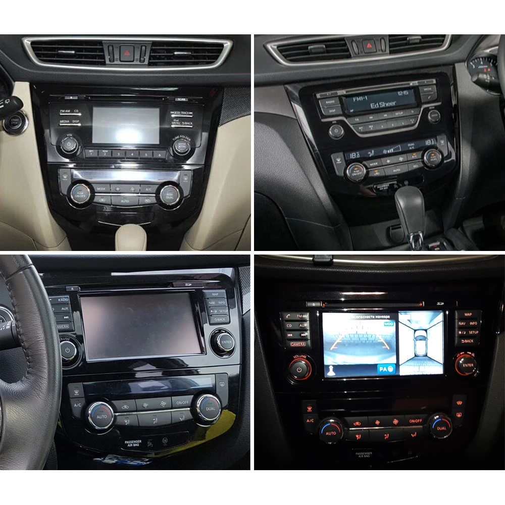 Clearance Sinosmart  Android 8.1 2Din IPS/QLED 2.5D screen car gps radio navigation player for Nissan X-Trail QashQai 2008-2018 5