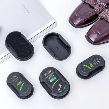 

Quick Colorless Shine Shoes Sponge Brush Polish Wax Dust Cleaner Cleaning Tool