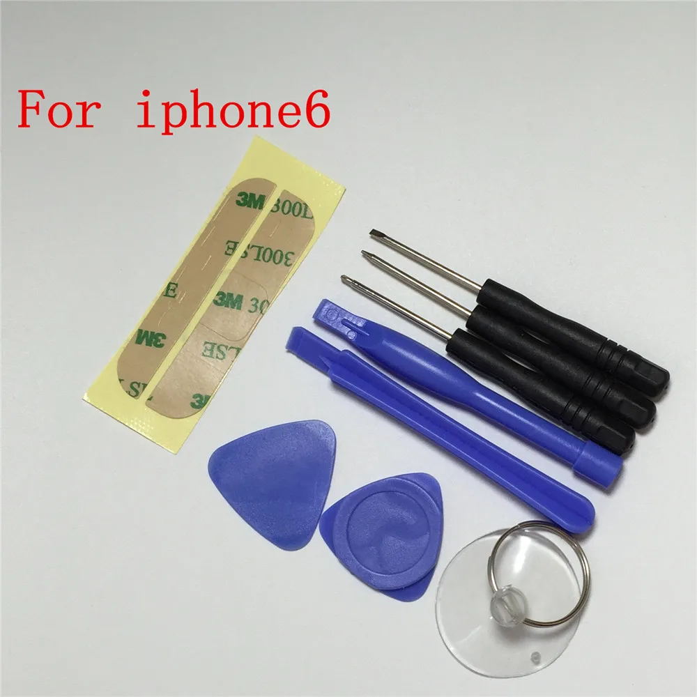 2000 набор инструментов для ремонта смартфона, Набор отверток, набор инструментов для открывания, 9 шт/в 1, инструменты для разборки iPhone 6 5 5S - Цвет: adhesive for iphone6