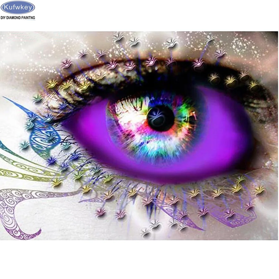 

3d diamond embroidery Magic beauty,eyes,5d diy diamond painting Cross Stitch full drill Rhinestone mosaic home decoration gift