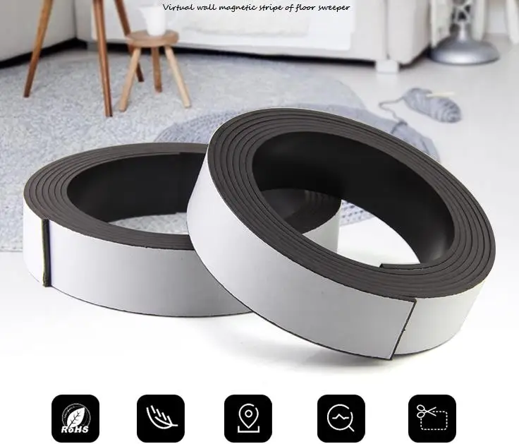 

Virtual Protective wall For Neato Xiaomi MI JIA VR200 Lake Haier Boundary Markers Self adhesive Magnetic Flexible Magnet Stripe