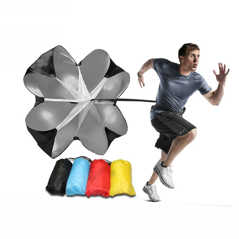 Speed Training Drills Resistance Parachute Running Drag Sprint Chute Soccer Football Sport Speed Training Gym Equipment