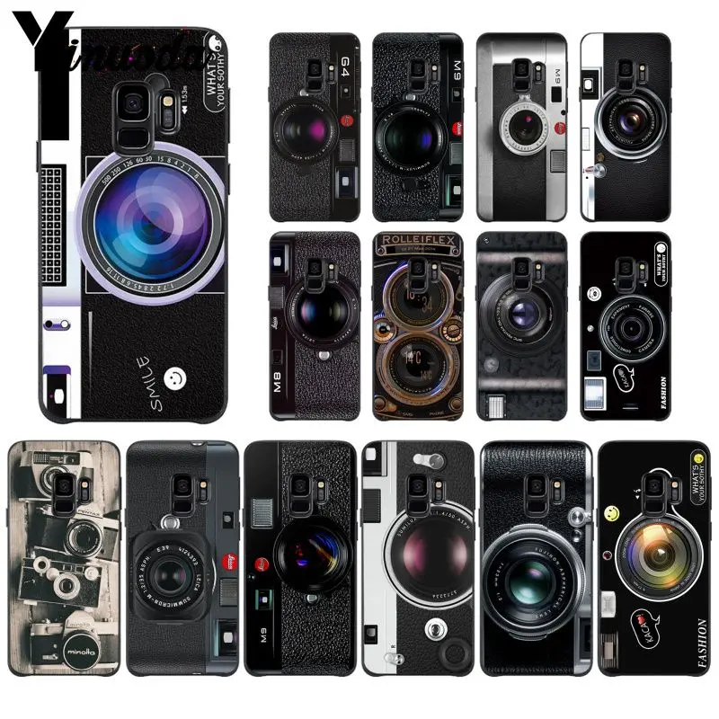 Цветной милый чехол Yinuoda в стиле ретро для телефона Samsung Galaxy S9 S20 S10 Plus S10E S6 S7 S8 S9Plus |