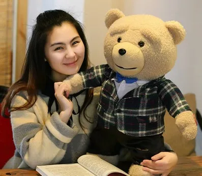 new creative plush teddy bear doll lovely Plaid suit Ted bear toy gift about 60cm цена new creative plush teddy bear doll lovely Plaid suit Ted bear toy gift about 60cm цены онлайн