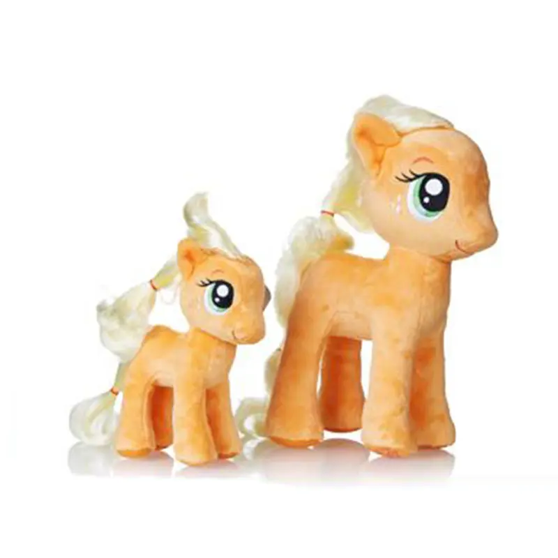 Игрушки My Little Pony friendly is Magic Applejack Princess Celestia Twilight Sparkle Pony плюшевые мягкие с наполнением куклы игрушки - Цвет: APPLEJACK