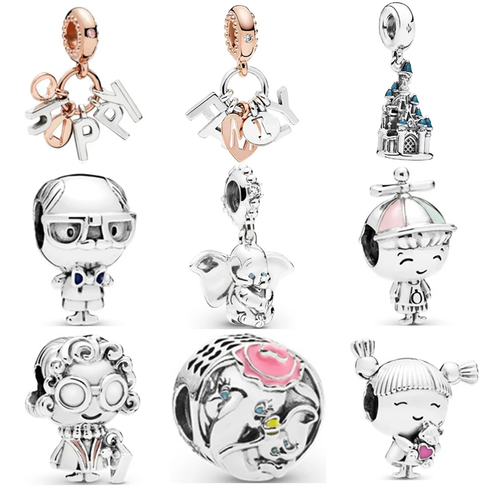 

Handmade Gift Baby Boy Girl Enamel Alloy Pendant Family Beads Fit Pandora Charm Bracelets Bangles Women Jewelry Making