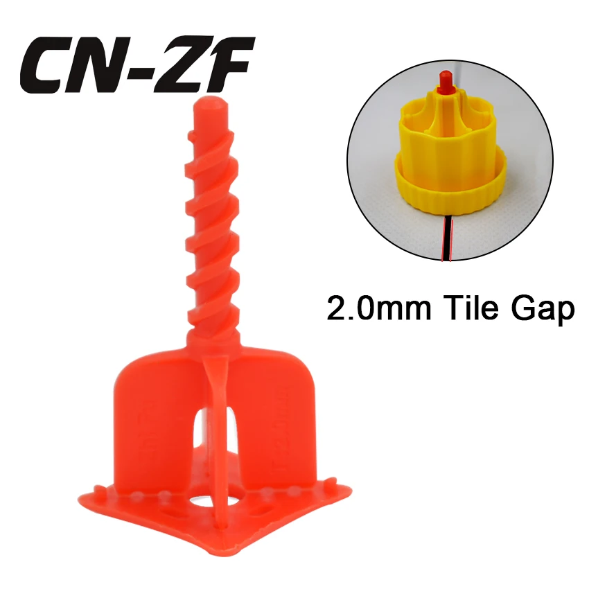 CN-ZF Пластик выравнивания плитки Системы крест прокладки 50 шт./уп. 2 мм зажим зажимы Плитки уровень уравнитель в клеточку измерены в ненатянутом инструменты выравнивания для Плитки