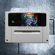 Super turrican 16 бит большой серый игровой Картридж для цветного телевидения PAL/Европейская версия игровой консоли