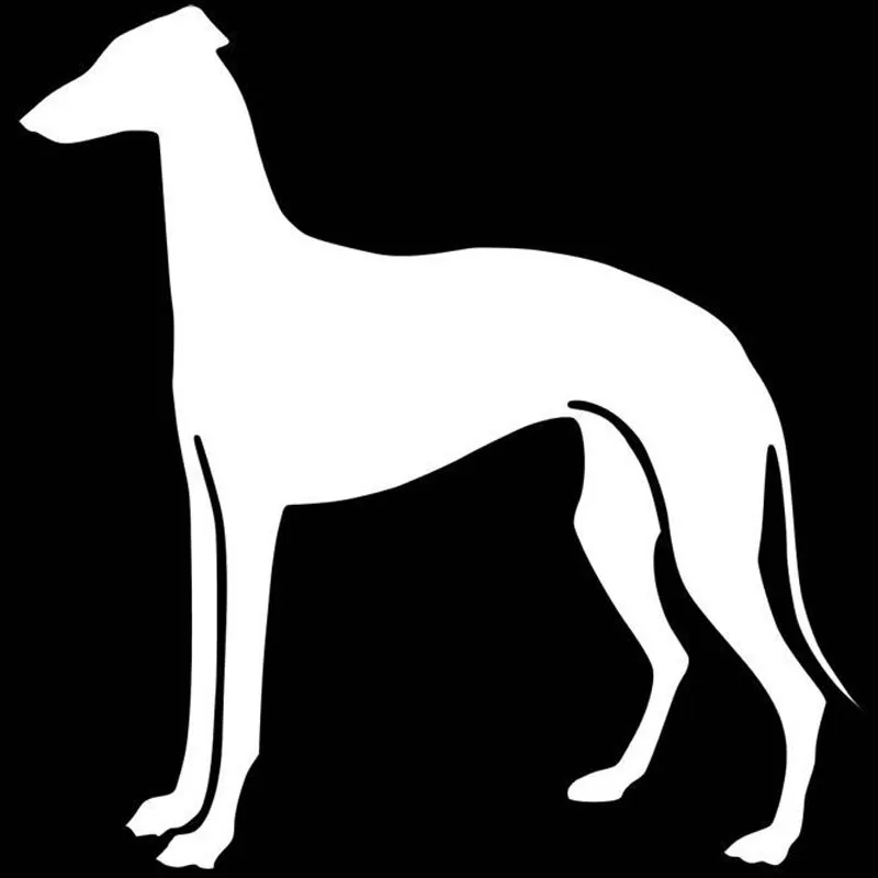 Автомобильный Стайлинг Greyhound собака автомобильный Украшение Наклейка модное