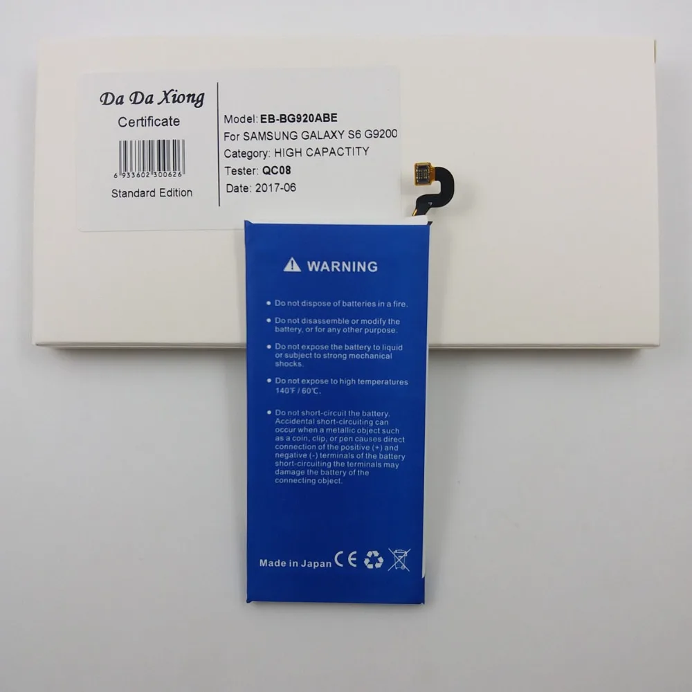3700 мА/ч, EB-BG920ABE литий-ионный аккумулятор телефона Батарея для samsung Galaxy S6 G9200 G920f G920i G920A G920S G920L G920K G920F G925S G9208 G9209