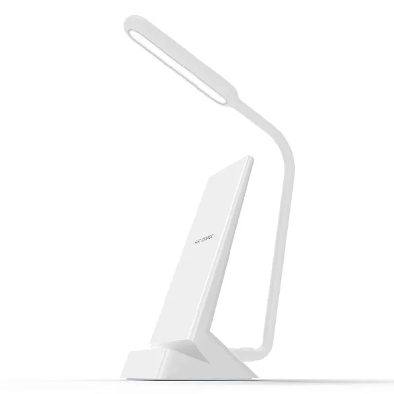 

Usb Charge Led Desk Lamp Table With Qi Wireless Phone Charger Home Reading Light Lamps & Shades Desk Lamps White