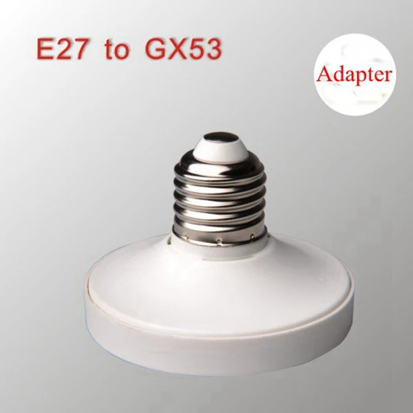 

E27 to GX53 Base Screw LED Lamp Bulb Holder Adapter Socket Converter