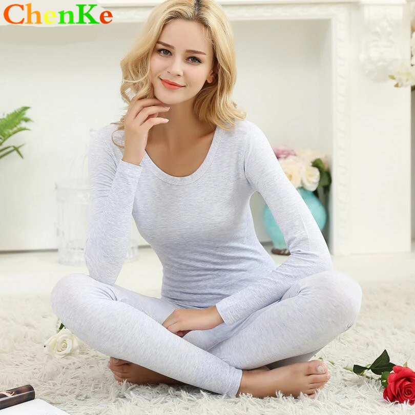 ChenKe 2017 New Thermal Underwear Men Women Long Johns Sets Cotton ...