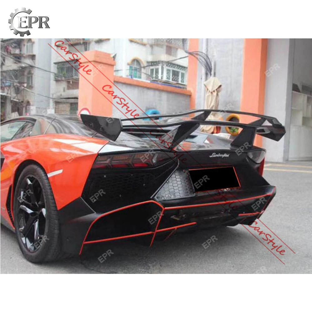 Карбоновое крыло для губ LAMBORGHINI Aventador LP700 SPD Style 3 спойлер из углеродного волокна