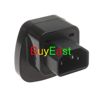 

Lot 10 Universal to IEC320 C14 Plug Adapter 125~250V Safety Shutter Accept World Plug PDU IEC320 C13 to C14 Plug