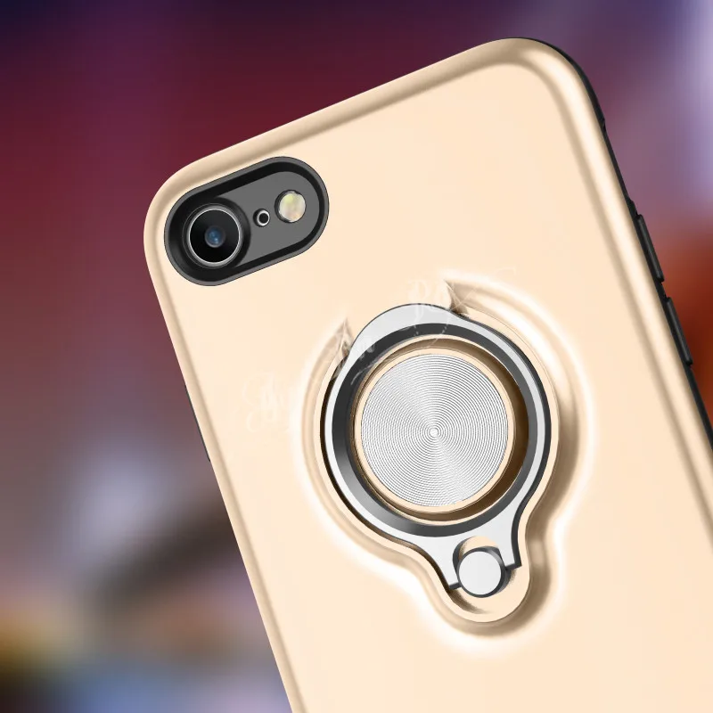 360 чехол с кольцом на палец для iphone 11 Pro Max Xr Xs X+ 8 7 Plus 6 6S гибридный защитный чехол на заднюю панель для автомобиля с магнитной подставкой