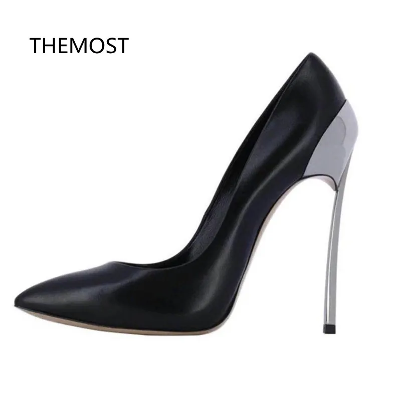 

New 2018 sandals Pointed High-heeled sandals Polychromatic collocation