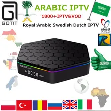 GOTiT T95Z Plus IPTV Box Королевский IPTV арабский и французский Европа Великобритания IPTV 1700 каналов Linux 2.6.23 STiH207 телеприставка