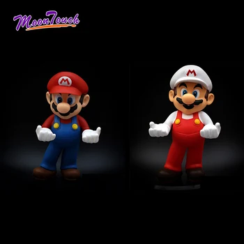 

32cm Super Mario Bros Mobile Phone Holder PVC Large Photo Frame Rack Home Decoration Display Srand Children Birthday Gift
