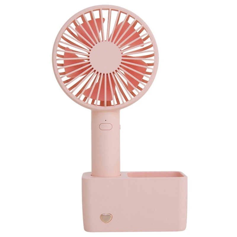 Pink Портативный Mini-Usb зарядки для небольших подставка для ручек для офисные гаджеты стол для ПК небольшой Электрический вентилятор Лето кулер вентилятор охлаждения - Цвет: Pink