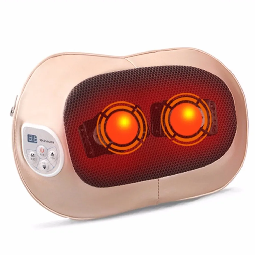 New Arrival Electric Massage Pillow Neck Shoulder Body Spa Massage