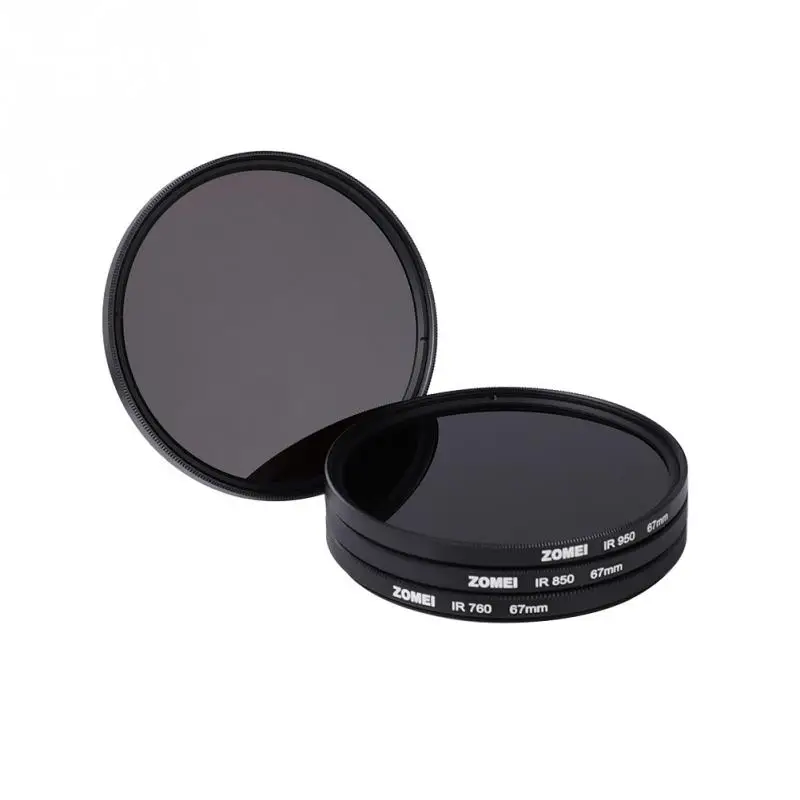 Zomei IR Filter 67mm Optical Glass IR Filter 680 960 5 Stops Accessory