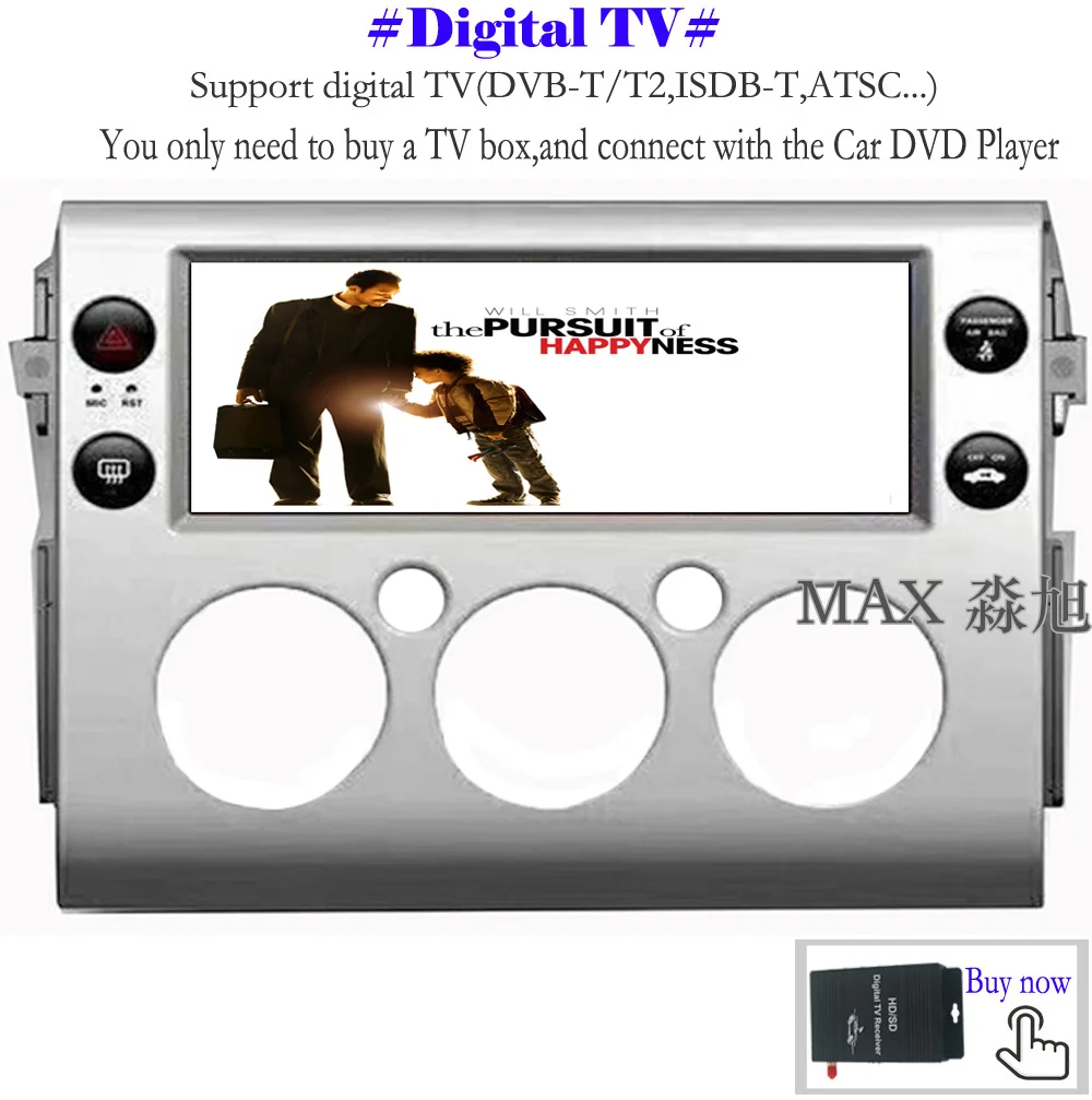 Best MAX 2G RAM 32G ROM 10.25" Android 8.1.0 Car DVD For Toyota FJ Cruiser 2007-2017 Car Radio RDS 4G WiFi SWC GPS Free Map Bluetooth 11