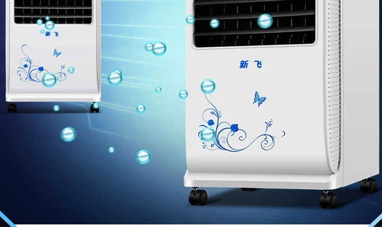 Кондиционер вентилятор отопления и охлаждения холодильник небольшой кондиционер общежитии бытовой небольшой подвижный вентилятор водяного охлаждения