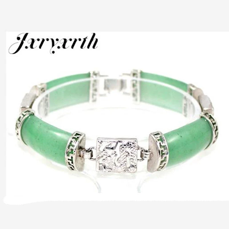 Jxryxrth'' Модные женские новые модные Потрясающие зеленые ювелирное изделие жесткий браслет ''подарок AA14597 ювелирные изделия