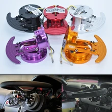 Jk racing wb volante de alumínio, universal de corrida, volante, liberação rápida, hub, inclinação, direção