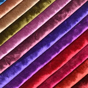 

(3038) Soft Crushed Velvet Textile For Upholstery Fabric
