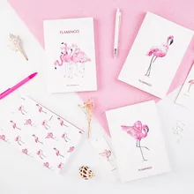 1 шт Фламинго шаблон ежемесячный планировщик A5 тетрадь расписание повесток дня ежедневник милый розовый модный школьный бумажный блокнот