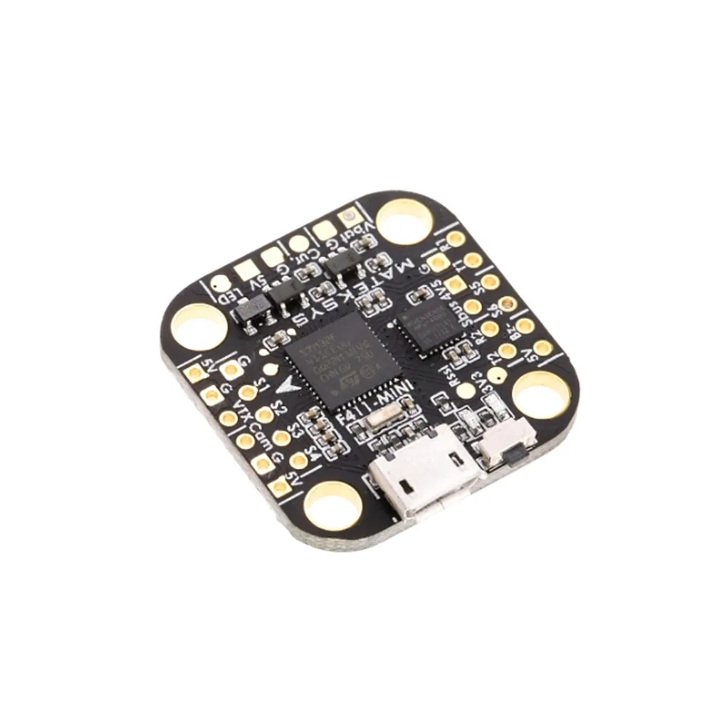 

Matek System 20x20mm F411-mini Mini F4 Flight Controller AIO OSD BEC and LED Strip for RC Drone