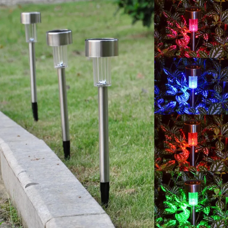 Special Chance for  10 PCS Led Solar Light For Garden Decoration Outdoor Pathway Waterproof LED Solar Powered Lawn Ligh