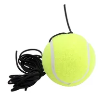 1 шт. резиновый шерстяной тренировочный теннисный мяч со струной для одиночной тренировки резиновый теннисный мяч для соревнований горячая распродажа