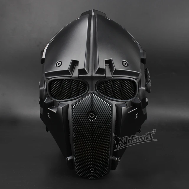 WoSporT Full Face Motorcycle Tactical Airsoft Paintball Military