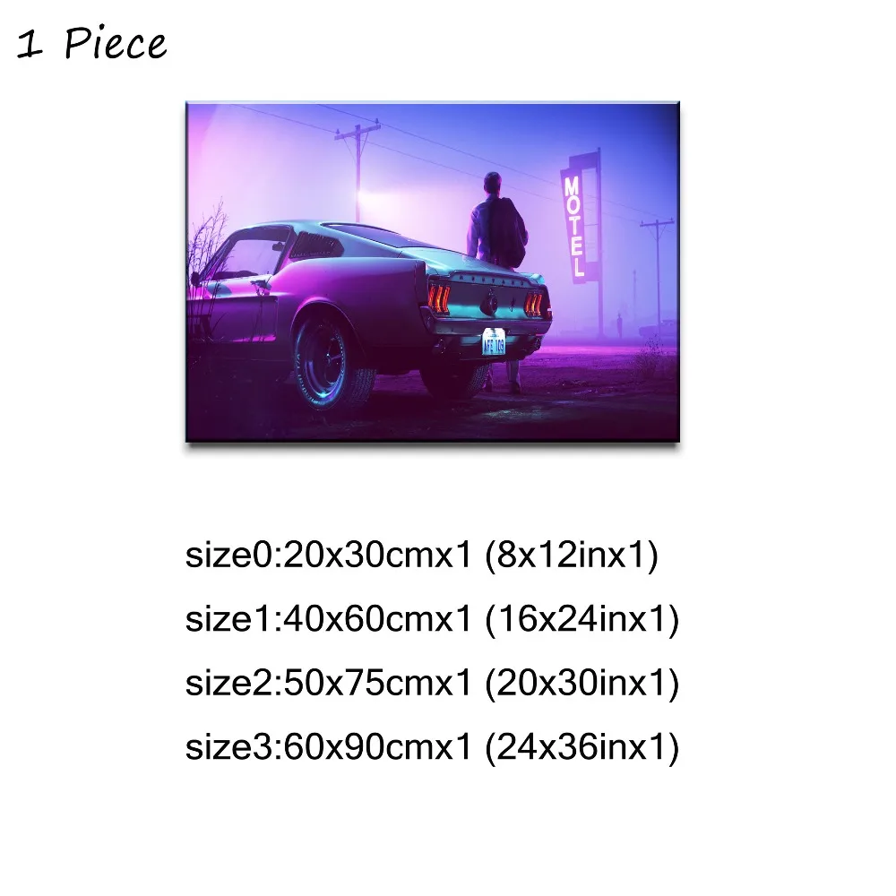 Современная популярная модульная Картина на холсте HD принты домашний декор 3 предмета настенное искусство Ford Mustang Scorpion Edition картины произведение искусства