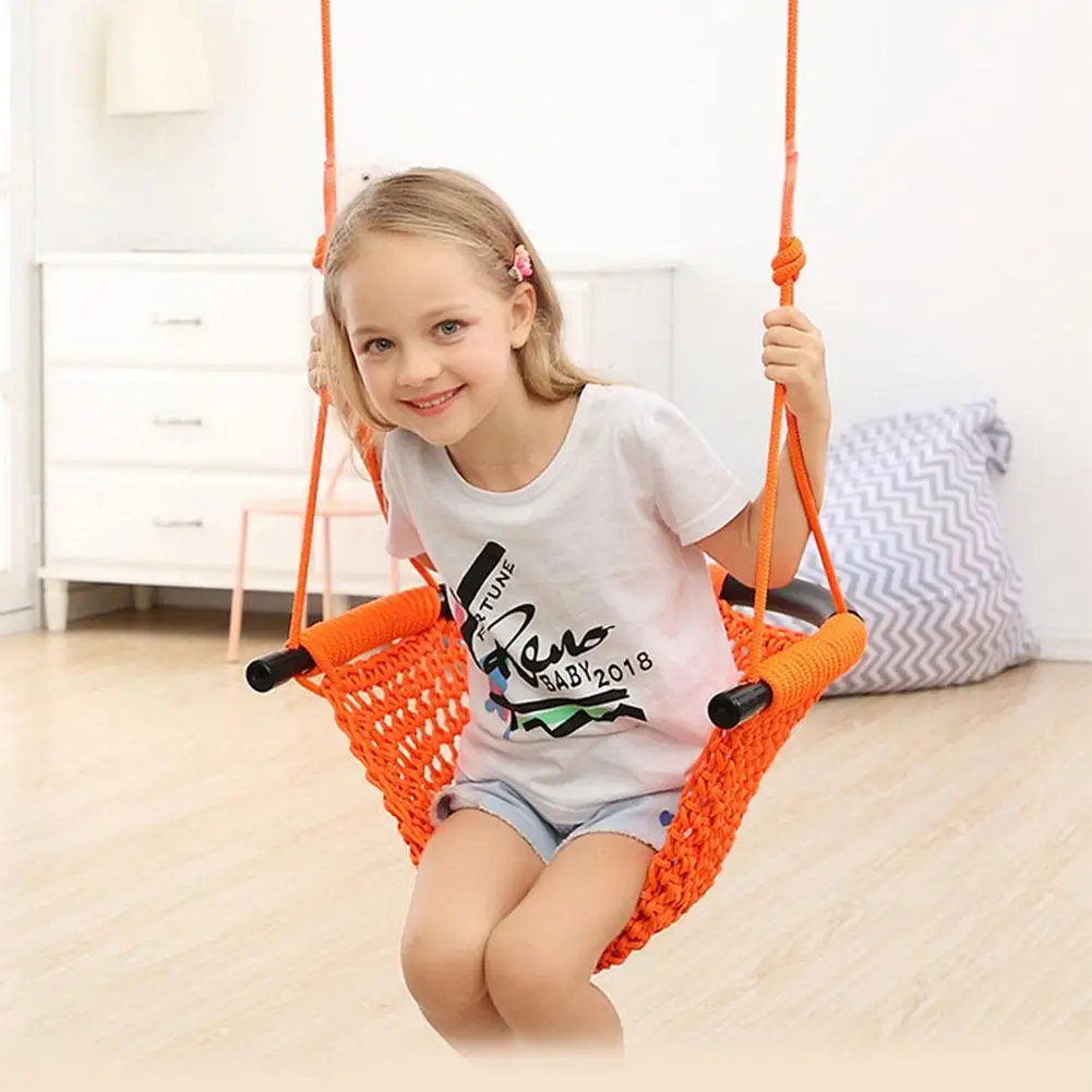 

Children's Toys Rope Net Children's Swing hanging chair hammock Household 3-in-1 indoor and outdoor relax comfortable