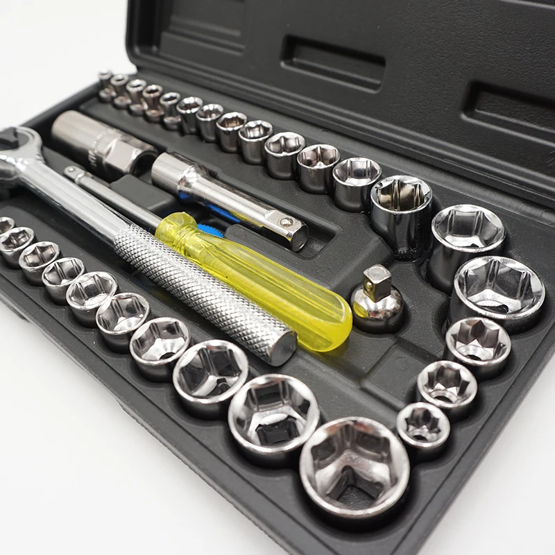 £14.82 40pcs 01 Apr 03 Aug Inch Drive Ratchet Wrench Set Automobile