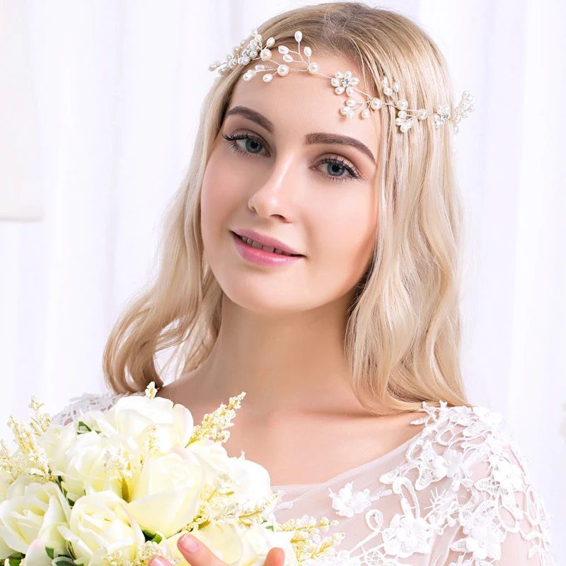 pearl ribbon headband