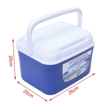 

5L Car Insulation Box Outdoor Car Cooler Box Ice Organizer Medicine Preservation Box Home Barbecue Fishing Box