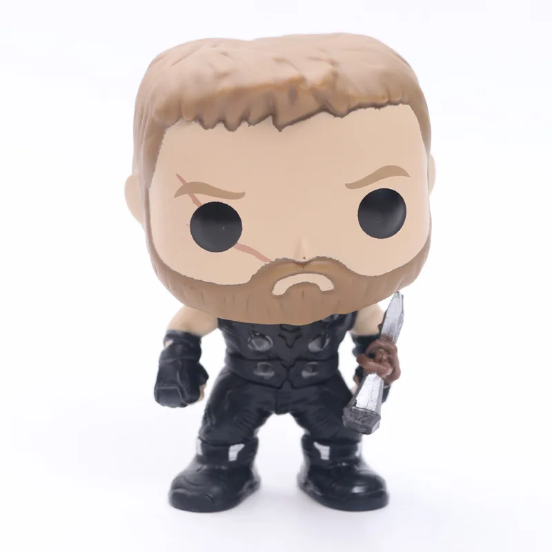 FUNKO POP Marvel Мстители 3-Infinite War Человек-паук Грут Железный человек-рейтеон фигурка Коллекционная модель игрушки для подарка